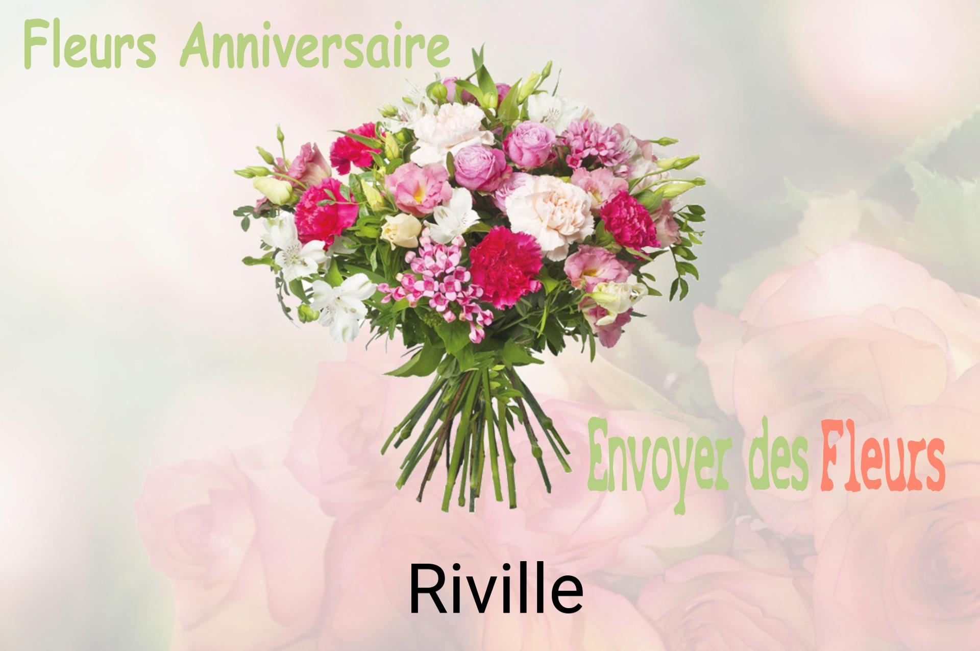 Bouquet de fleurs d’anniversaire livré à Riville