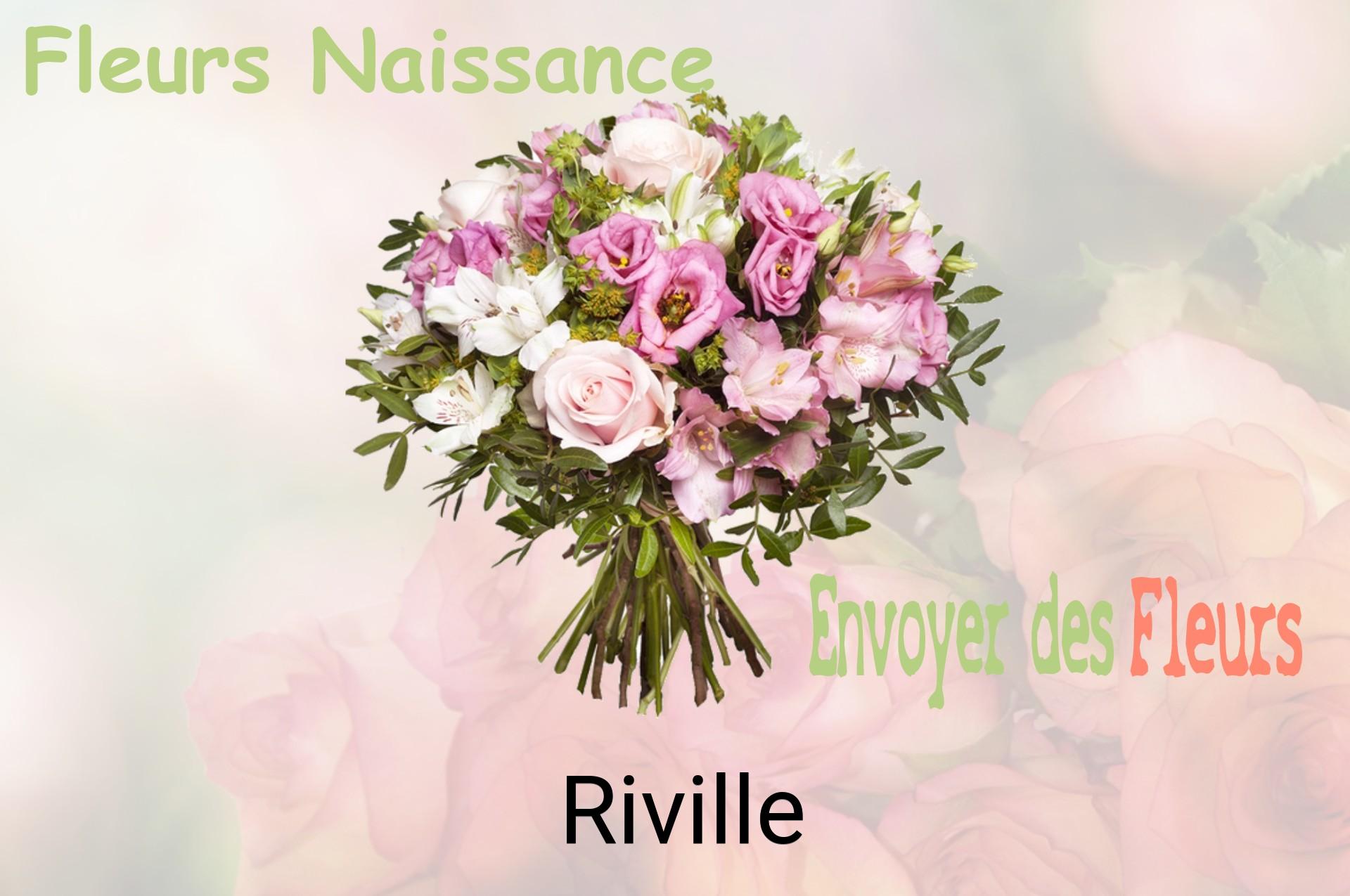 Bouquet de fleurs de naissance livré à Riville
